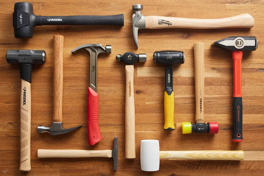 What are the three types of hammer